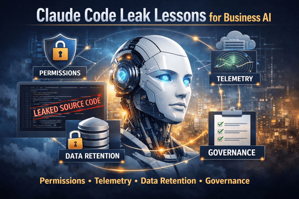 Claude Code leak lessons for business AI governance and operational risk