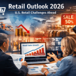 Retail outlook 2026 for U.S. retail leaders reviewing sales, supply chain, and margin trends